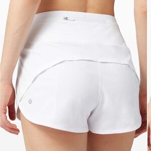 Lululemon Speed Up Short High-Rise *2.5" *Lined size 6 white